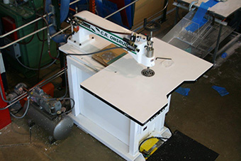 Closeup of CNC Router